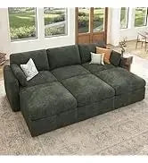 3-Pc. Convertible Sleeper, Storage