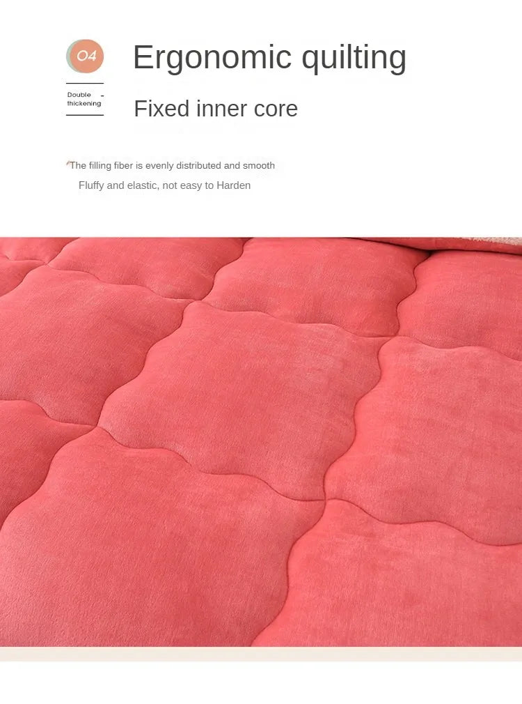 Lamb Wool, Cotton Quilt, Various Sizes, Colors