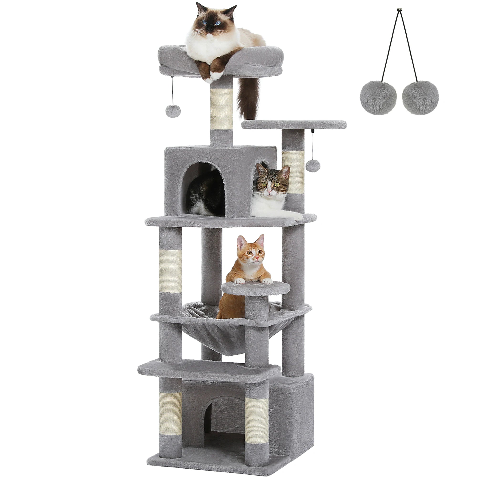 Large Cat Tree and Tower for Indoor Cats