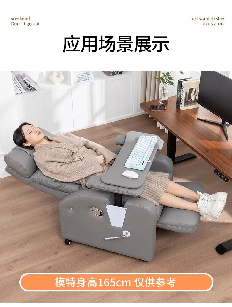 Leather Sofa Lounge Armchair Living Room Recliner