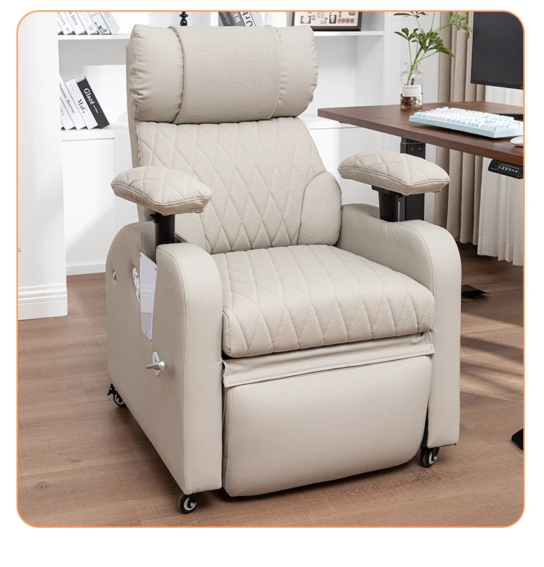 Leather Sofa Lounge Armchair Living Room Recliner