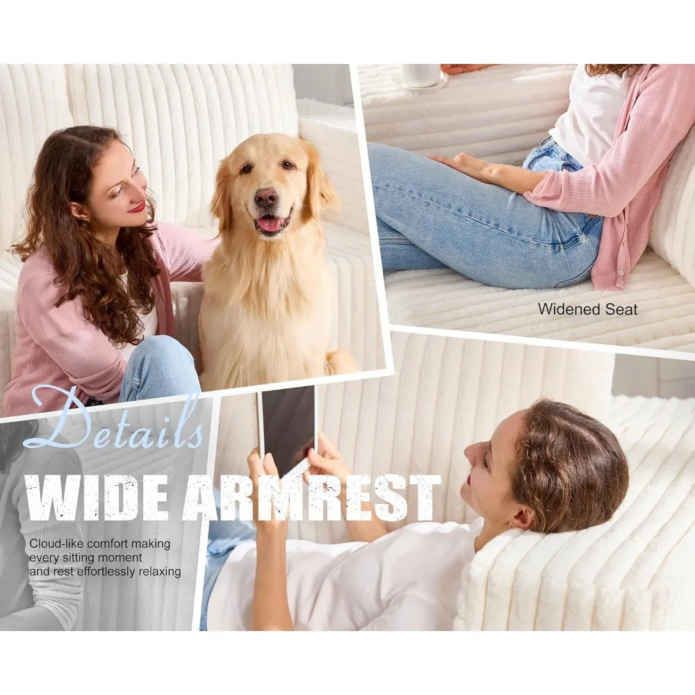 3-Seater Modular Couch, Deep Seat, Pillows