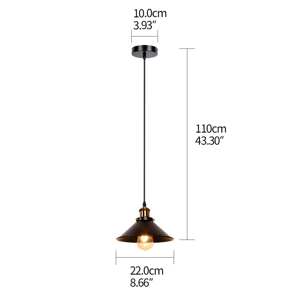 Little Black Umbrella Hanging Lamp,