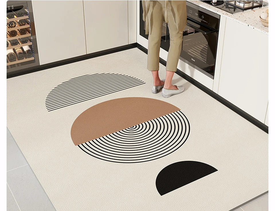 Waterproof, Oil-proof, Non-slip Floor Mats, Area Rugs
