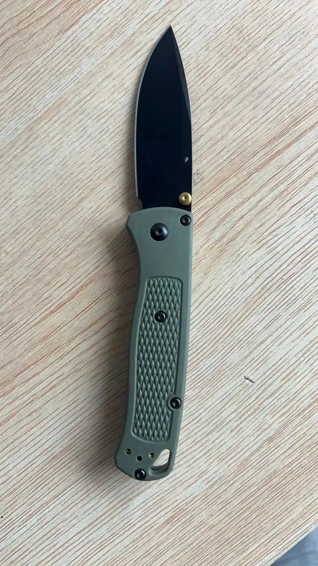 Folding Pocket Knife Black/ White Blade