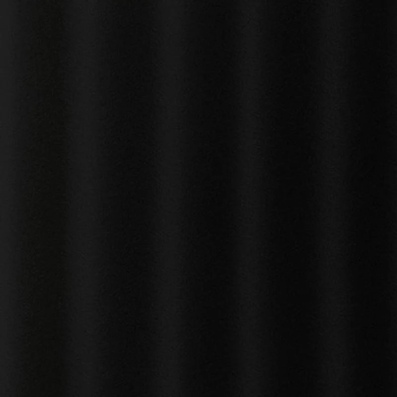 Linen Shower Curtain, Solid Color, Hooks, 6 Colors