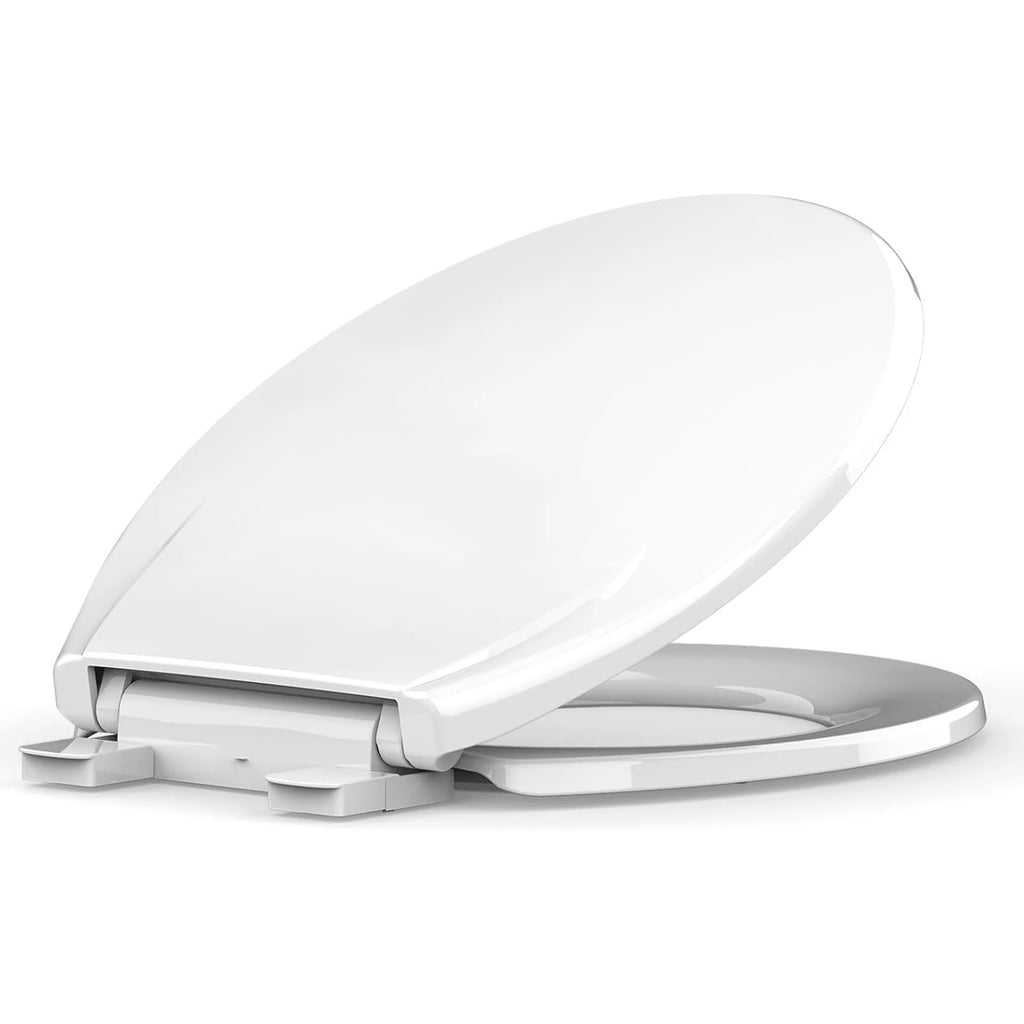 Elongated Toilet Seat, Quick Release-Attach, Soft Close