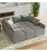 3-Pc. Convertible Sleeper, Storage