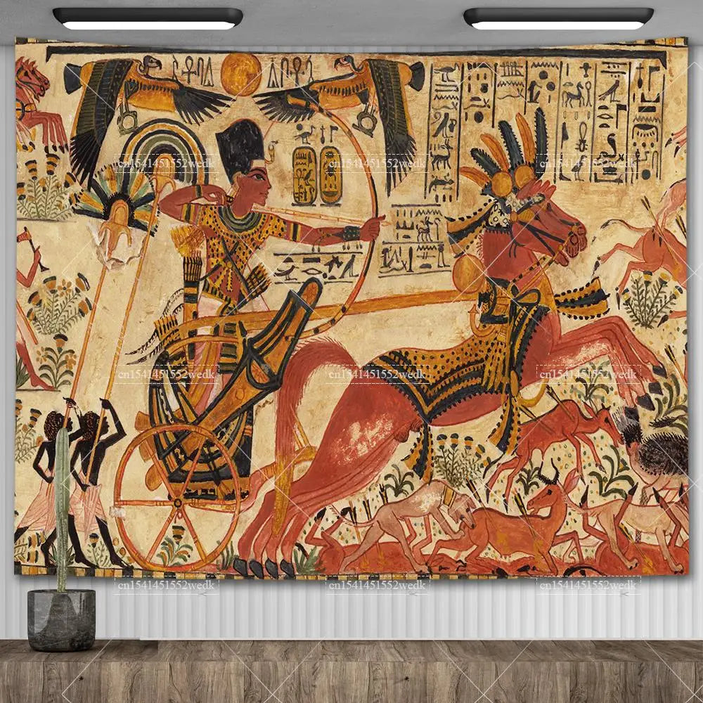 Egyptian Mythology Tapestries, for Room Aesthetic