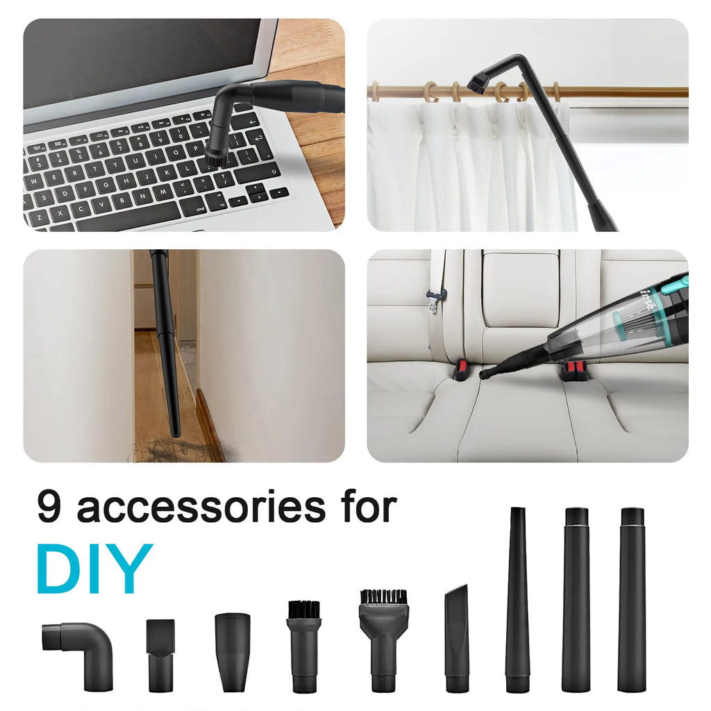 Extra Long Cord Handheld Vacuum Hard Floor