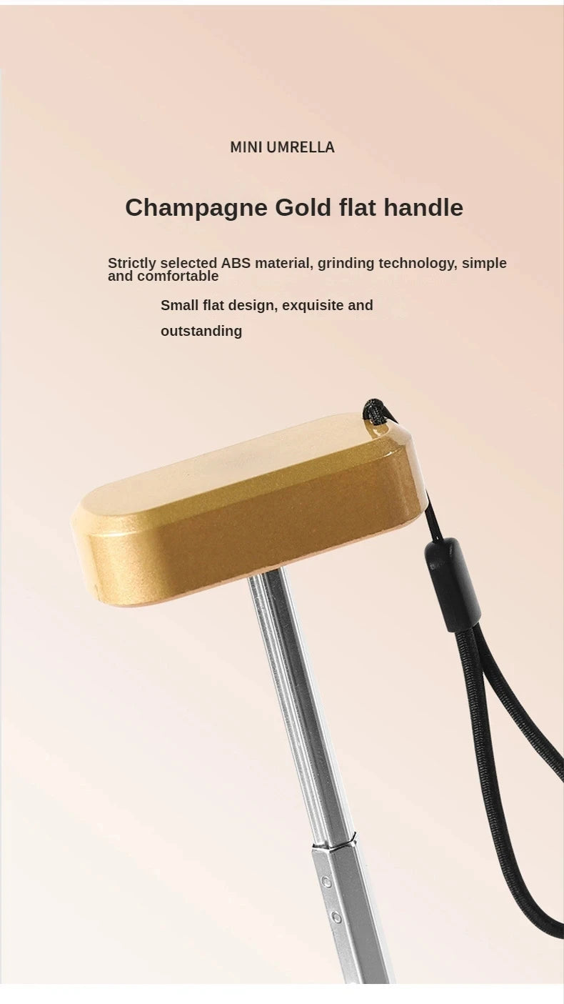 Mini 55% Off Sun Umbrella Small Pocket Rain Umbrella Vinyl Folding UV Ultraviolet Protection Sun Shade Pocket Parasol Capsule
