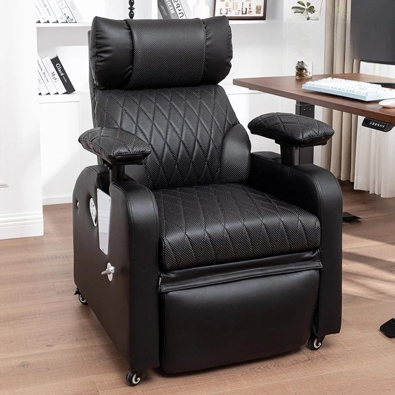 Leather Sofa Lounge Armchair Living Room Recliner
