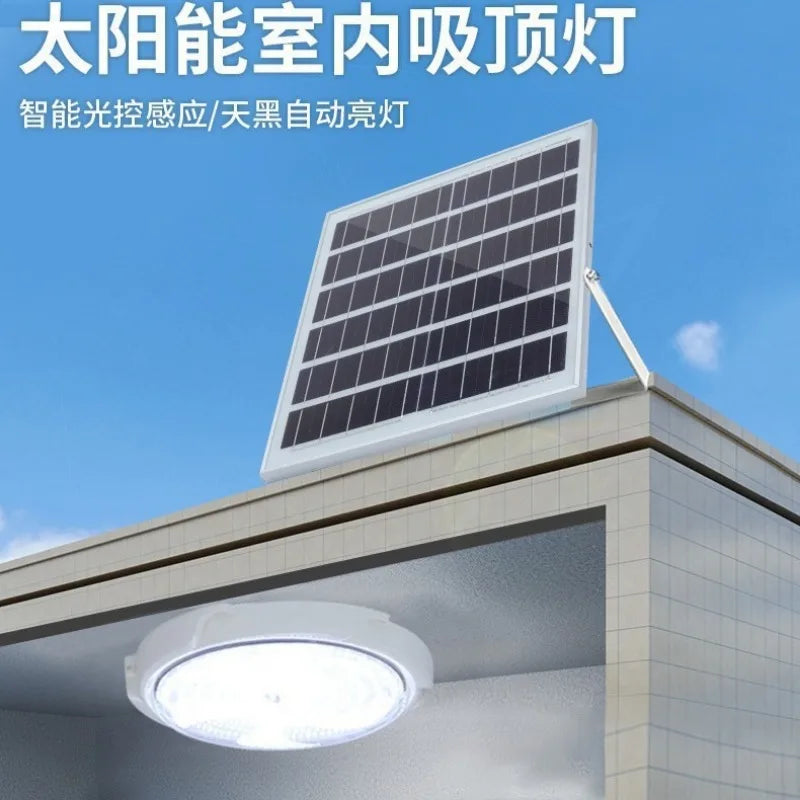 Solar Ceiling Light, Outdoor Indoor, Remote Control