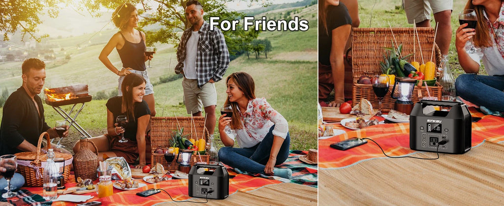 150W Power Bank with AC 110V, Camping/Home/RV