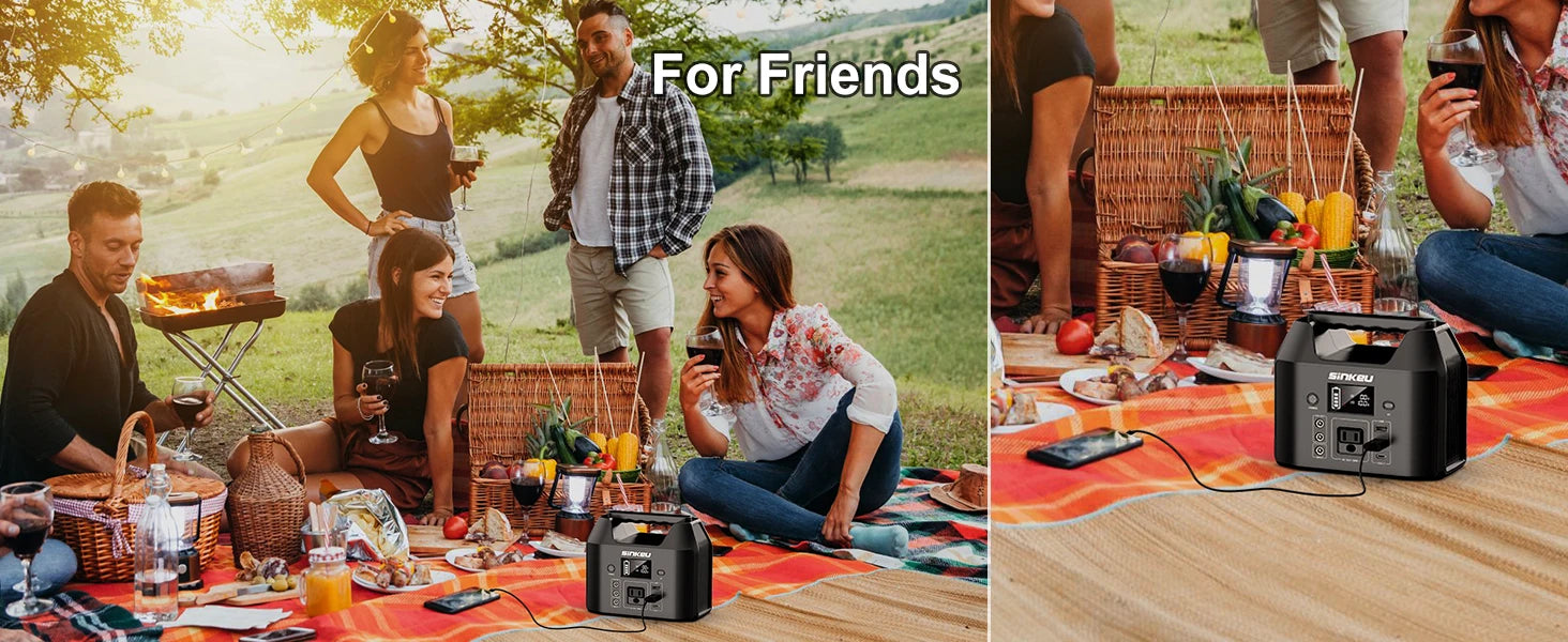 150W Power Bank with AC 110V, Camping/Home/RV