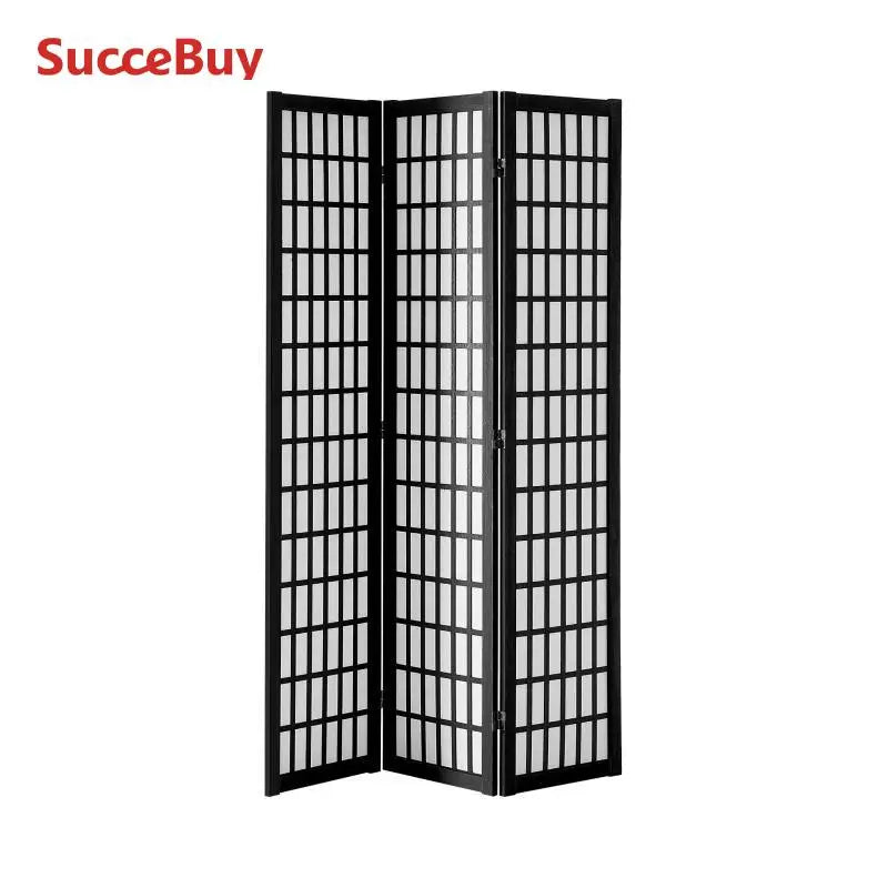 3 Panel Wood Folding Privacy Screen