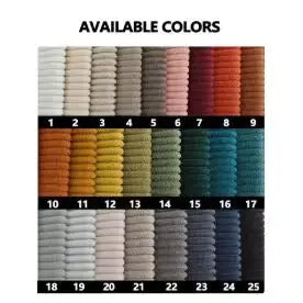 Thick Striped Cloud Velvet Villa Large Sofa Bed, Customizable