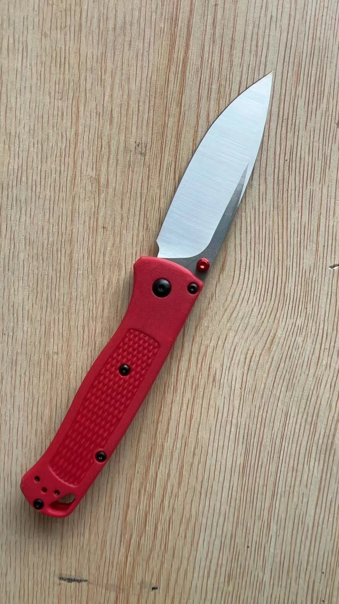 Folding Pocket Knife Black/ White Blade