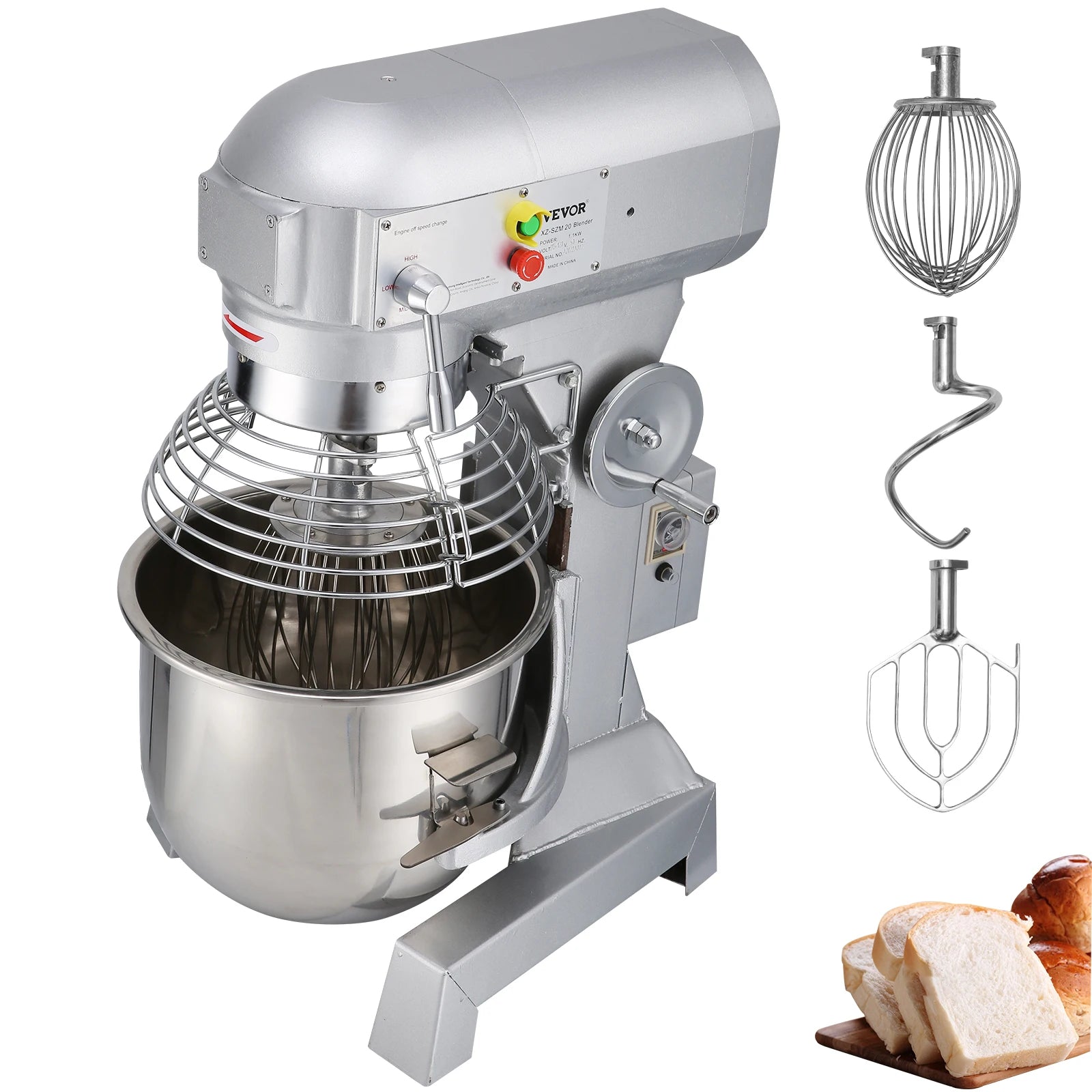10-30L Electric Dough Machine, Stainless Steel