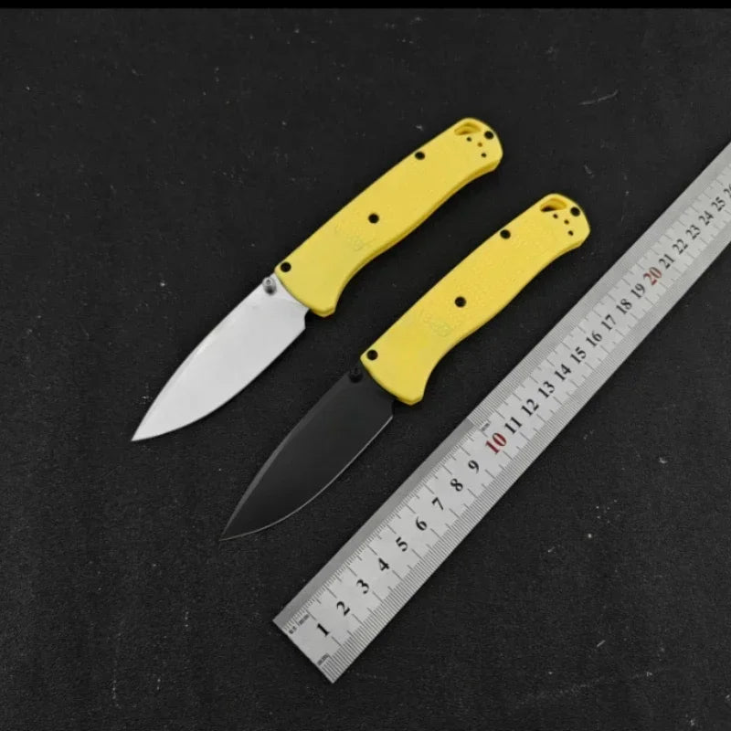 Folding Pocket Knife Black/ White Blade