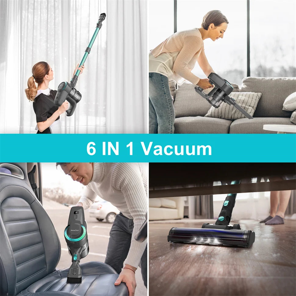 Lightweight Cordless Stick Vacuum for Carpet, Hard Floor