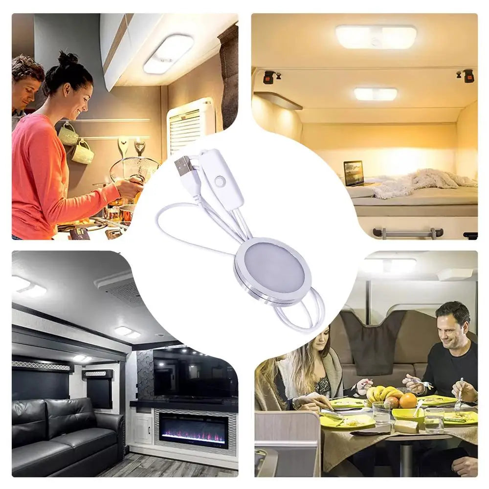 LED Lights USB Aluminum Shell Cabinet Light