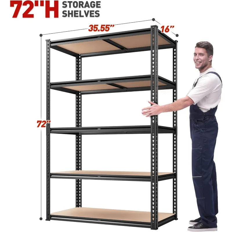 2020LBS, Heavy Duty 5-Tier Shelving,