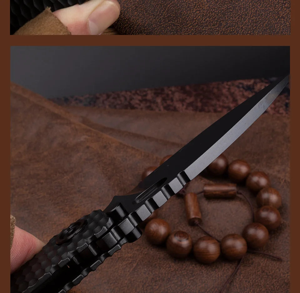 Titanium Handle, Folding Pocket Knife