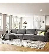 L Shaped Couch with Reversible Chaise.