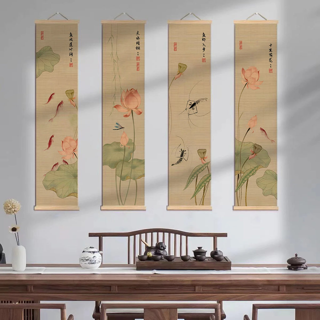 Bamboo Curtain Decoration, Various Patterns, Sizes