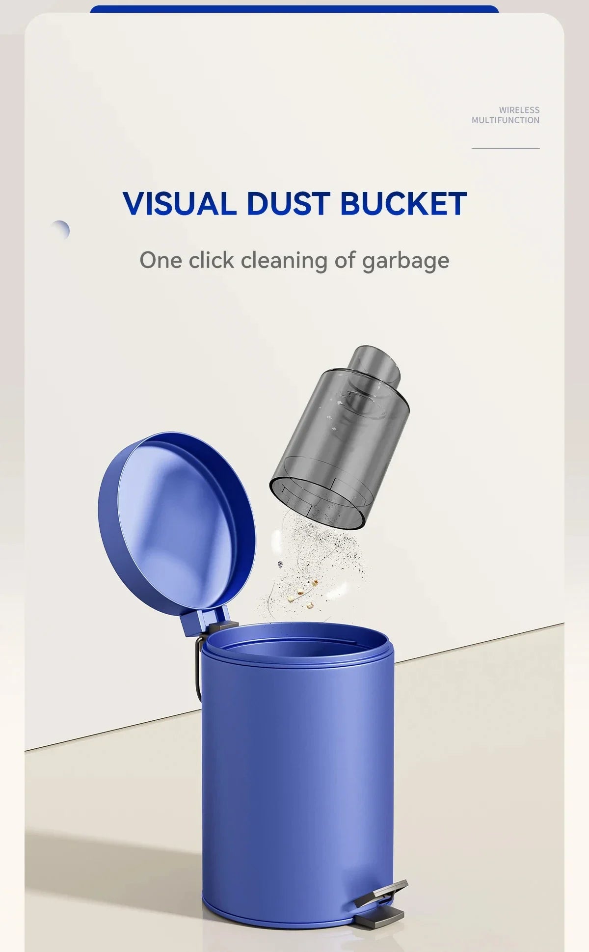 5 in1 Wireless Automobile Portable Vacuum Cleaner