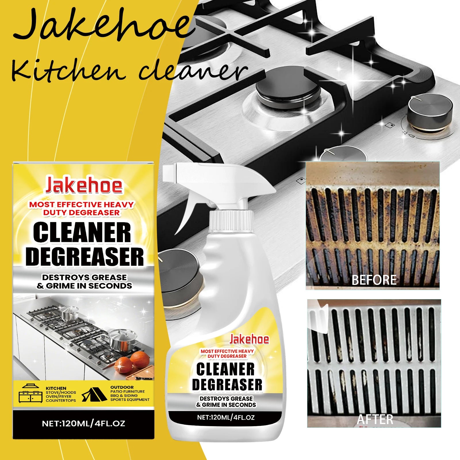 Cleaner Spray Oven Oil Stain Heavy Duty Degreaser