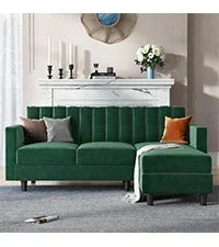 L Shaped Couch with Reversible Chaise.