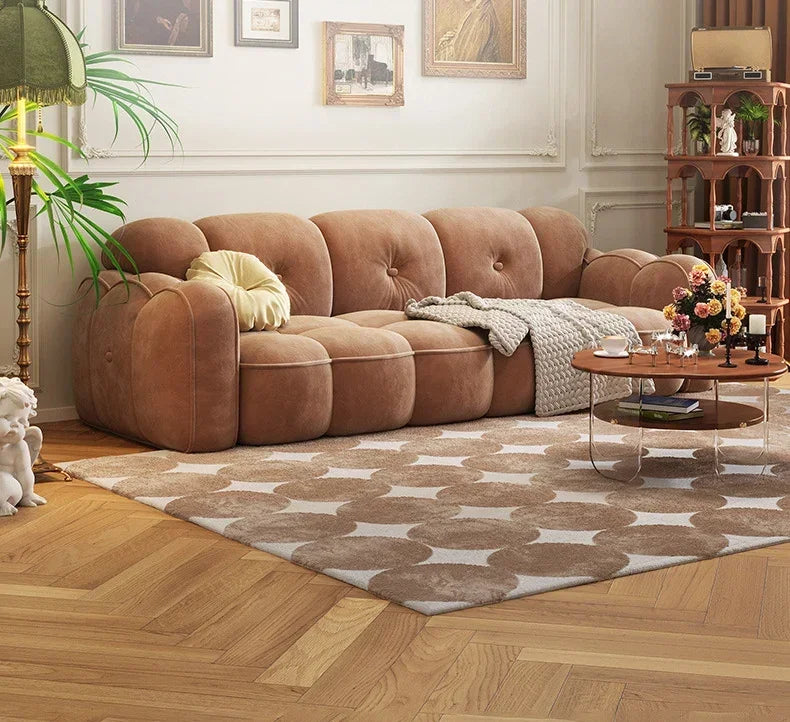 Brown Living Room, Small Apartment, Marshmallow Cloud Sofa