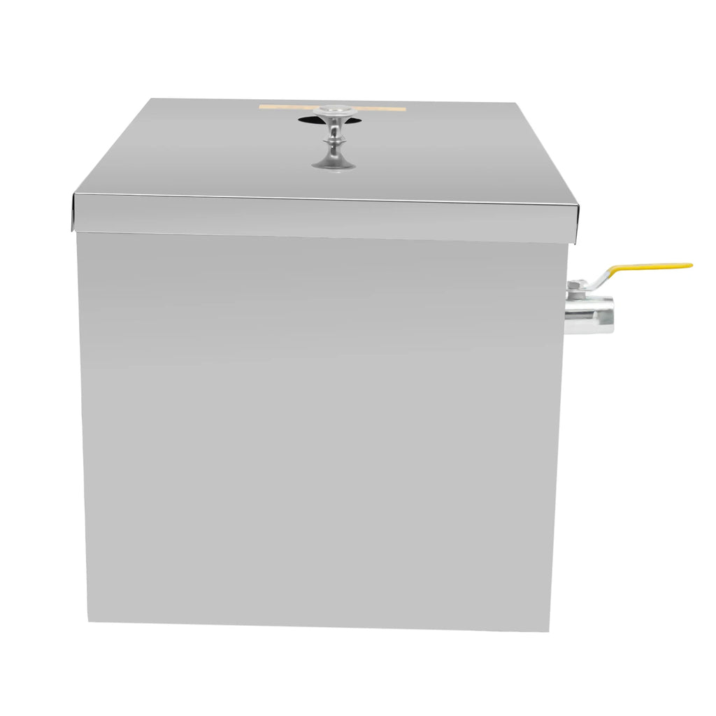 20L Stainless Steel Grease Interceptor w/Automatic Shut-off