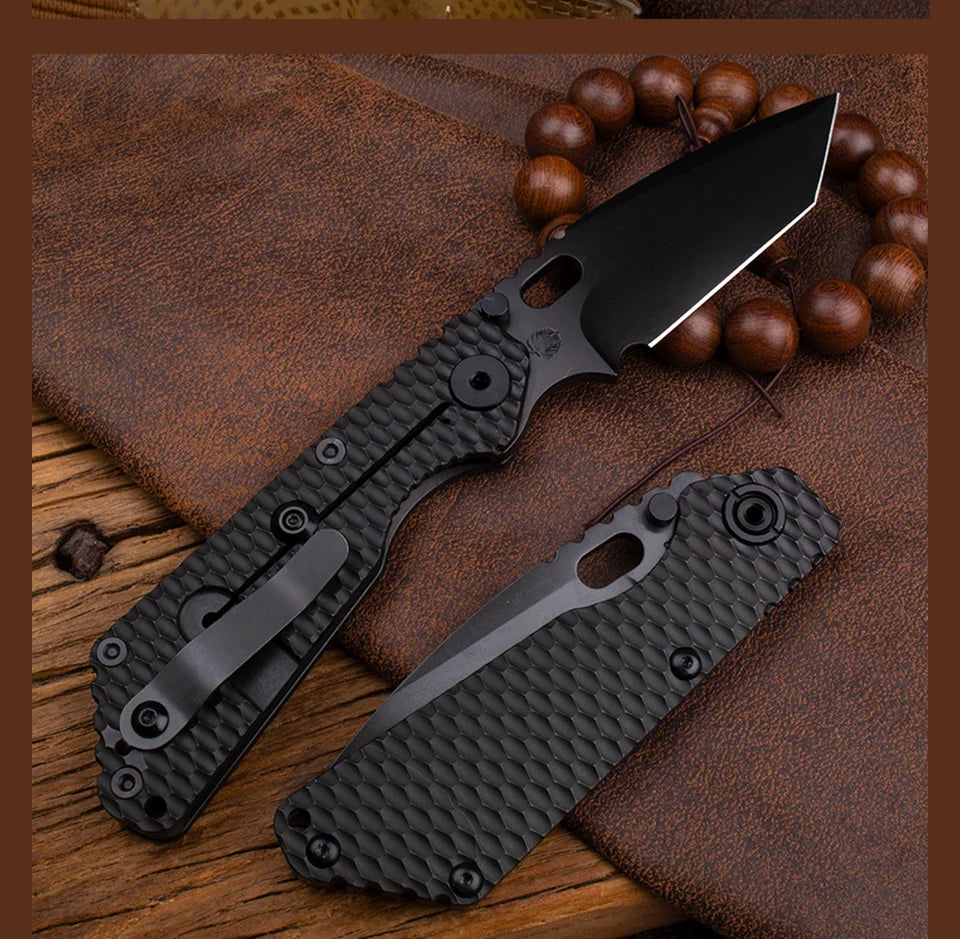 Titanium Handle, Folding Pocket Knife