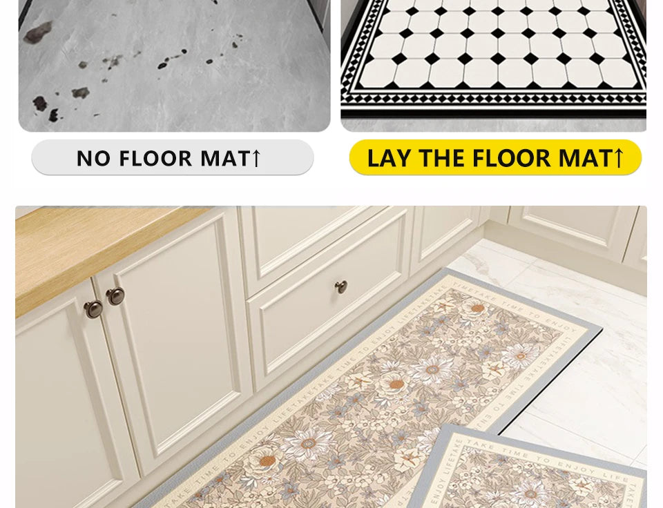 Floor Mat, Waterproof, Non-slip, Long Rug