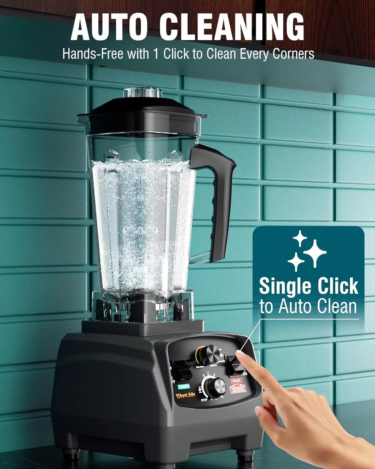 Commercial Blender Max 1800W High Power with Timer
