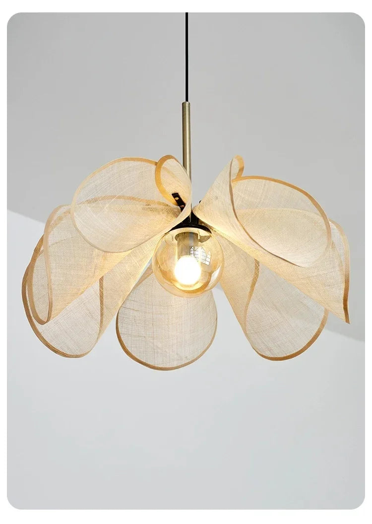Fabric Ceiling Hanging Pendant Lamp