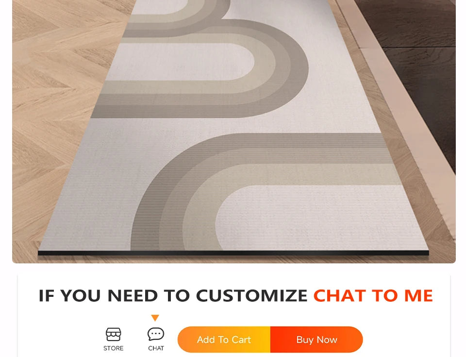 Waterproof, Oil-proof, Non-slip, Long Rug