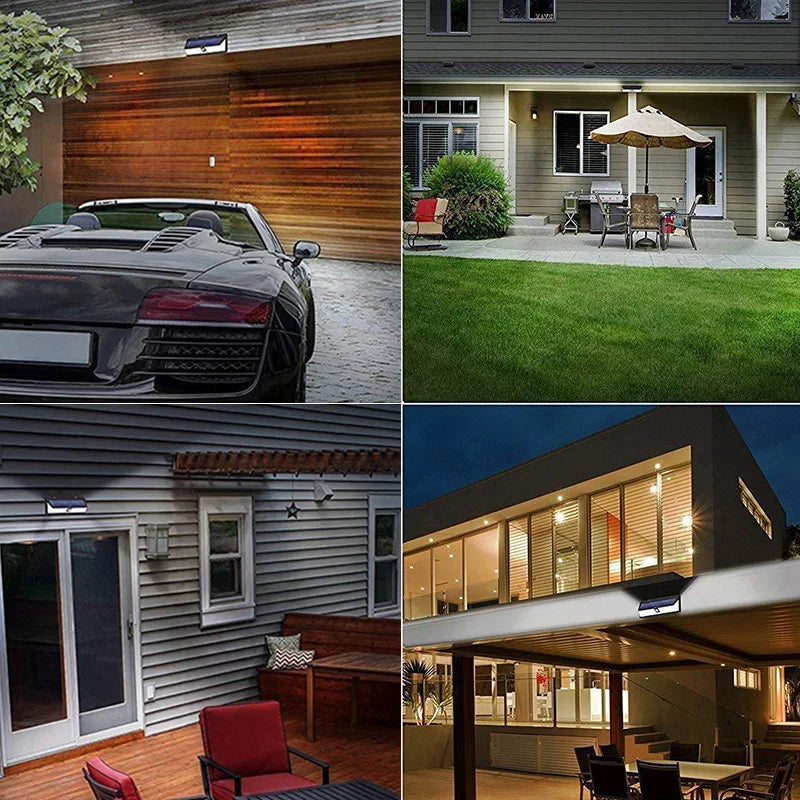 Motion Sensor Solar Lights w/wo Remote