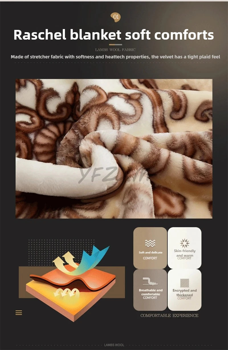 High End Blanket, Double Side, Various Patterns, Sizes