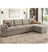 L Shaped Couch with Reversible Chaise.