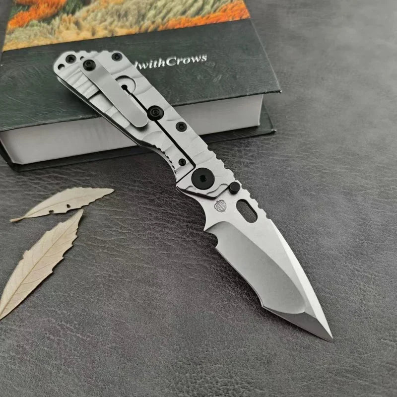 Titanium Handle, Blade, Folding Tactical Knives