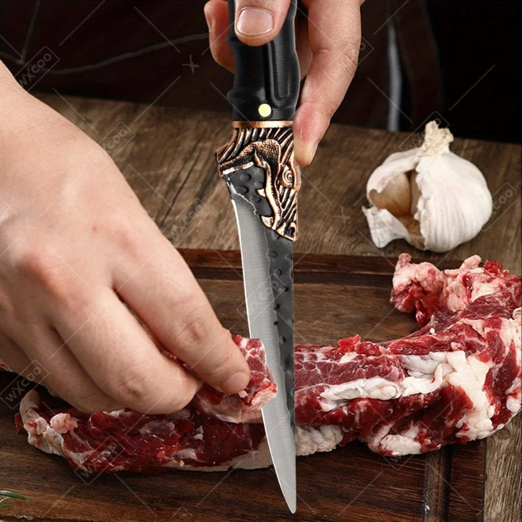 1PCS 6PCS 7PCS Professional Stainless Steel Chef Knife Set