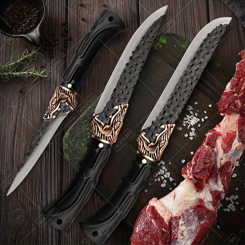 8PCS Professional Kitchen Chef Knife Set Stainless Steel