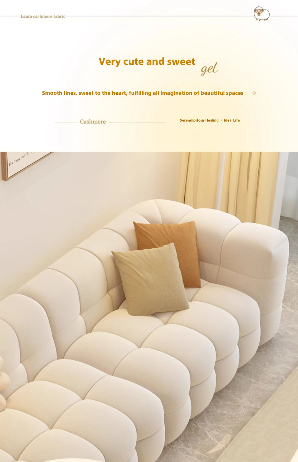 Plush Reclining Sofa Corner Lounger