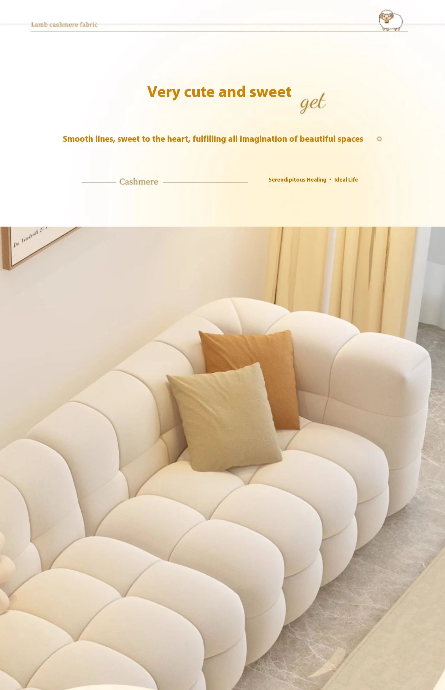 Plush Reclining Sofa Corner Lounger