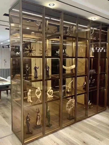 Showcases Cellar Wine Cabinets Rack Shelf Glass Bar Counter Wine Cabinet Liquor Living Room Vitrina De Cristal Storage Furniture