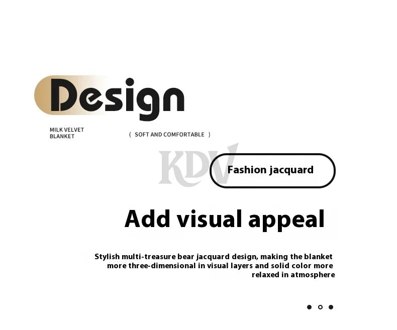 Imitation Lambs Wool Jacquard Blankets, 6 Colors